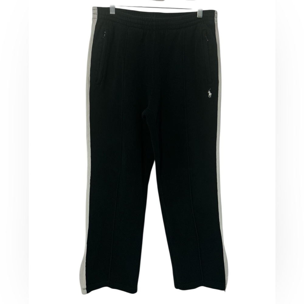 Polo Ralph Lauren Interlock Knit Track Pants with Side Ankle Zips - Size Medium